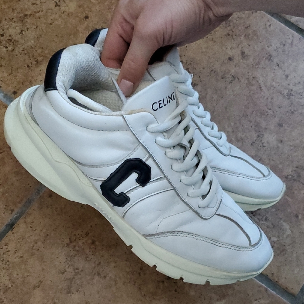 Celine Sneakers with Black Detail
